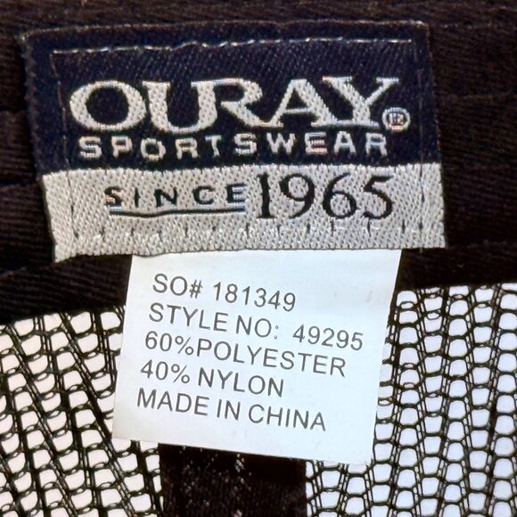 Ouray Sportswear University Of Utah Utes Trucker Sytle Snapback Hat - NWT - Picture 7 of 7